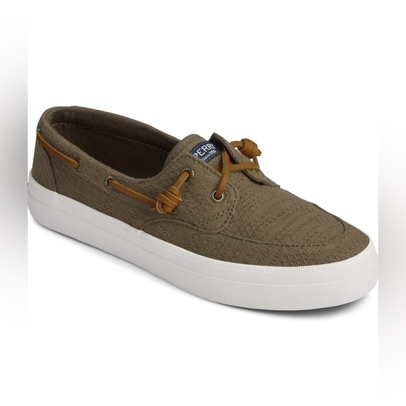 Sperry Shoes - Sperry Women's Crest Boat Smocked Hemp Sneaker green size 8